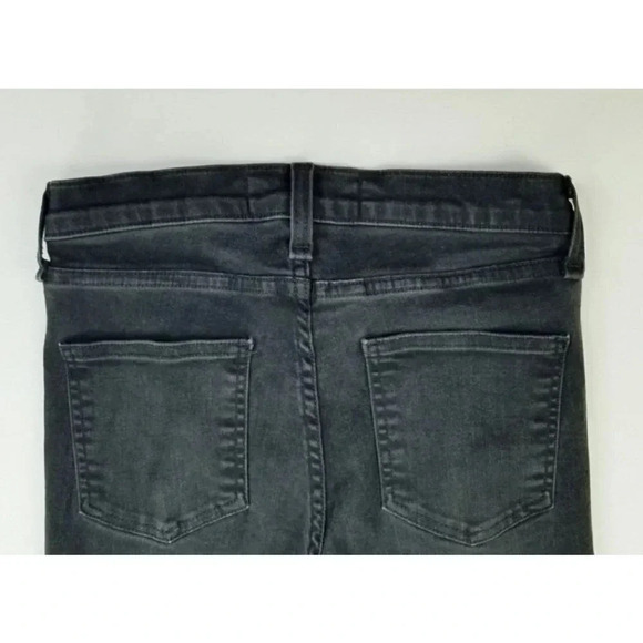Veronica Beard 25X29 Kate 10" Skinny Women's Black Raven Denim Jeans Made USA - Picture 8 of 11